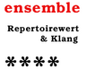 Ensemble - Magazin für Kammermusik - Repertoirewert und Klang: 4/5
