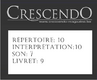 Crescendo Magazine - Son: 7 Livret: 9 Répertoire: 10 Interprétation: 10