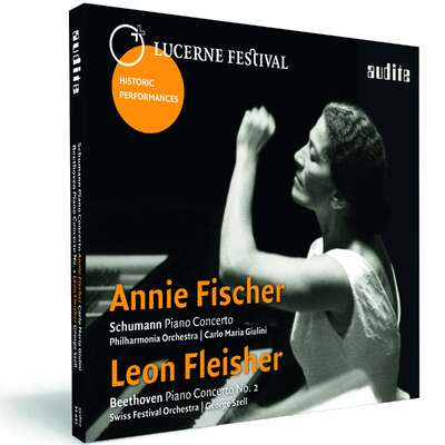 95643 - Annie Fischer plays Schumann: Piano Concerto, Op. 54 - Leon Fleisher plays Beethoven: Piano Concerto No. 2