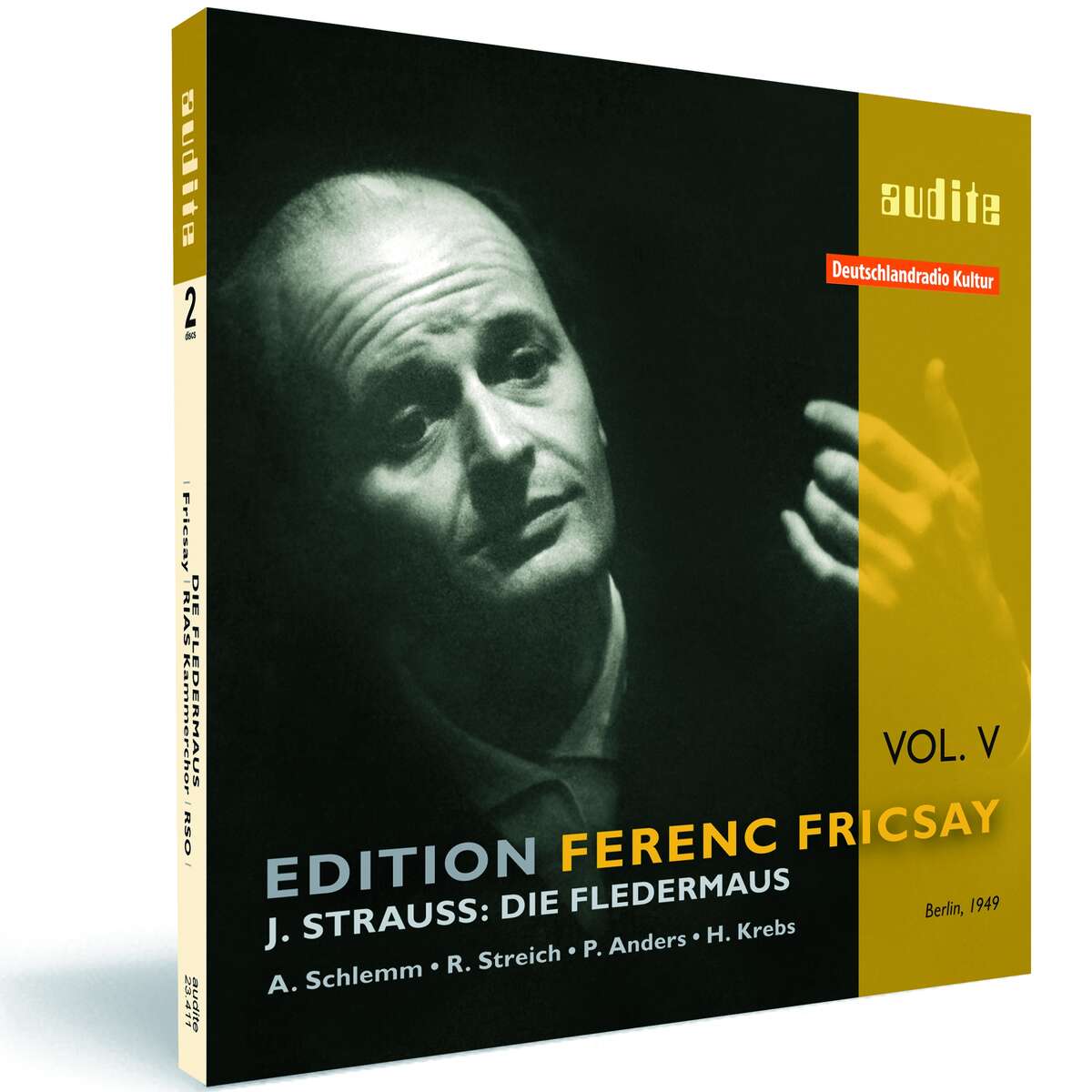 Fledermaus　J.　Fricsay　Strauss:　(V)　Die　–　audite　Edition　Ferenc