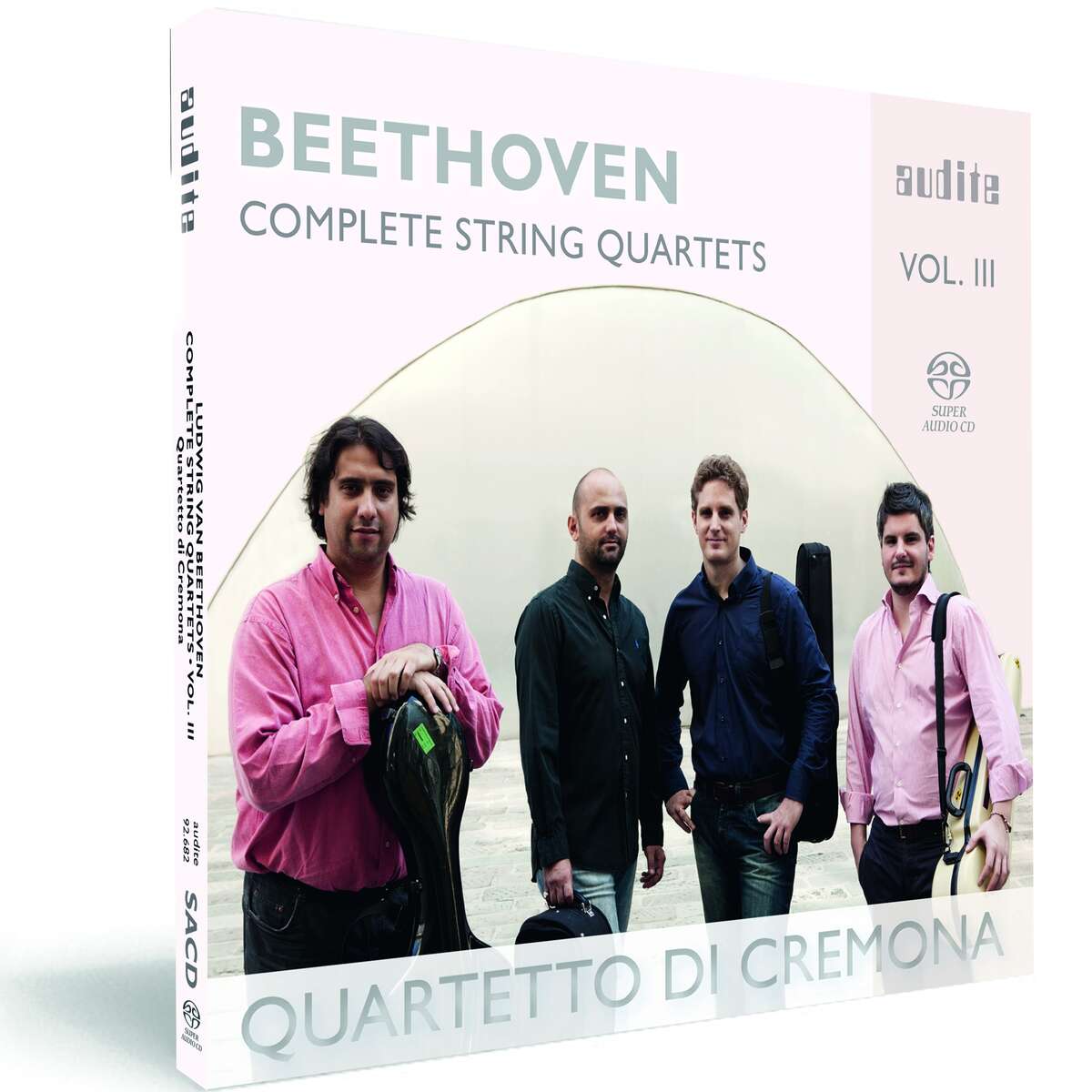 Vol.　3_Quartetto　Beethoven:　di...　Complete　String　Quartets　audite