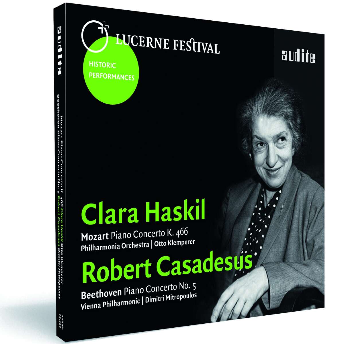 by　Mozart　Haskil|Casadeus...　audite　Beethoven　Concertos　Piano　–