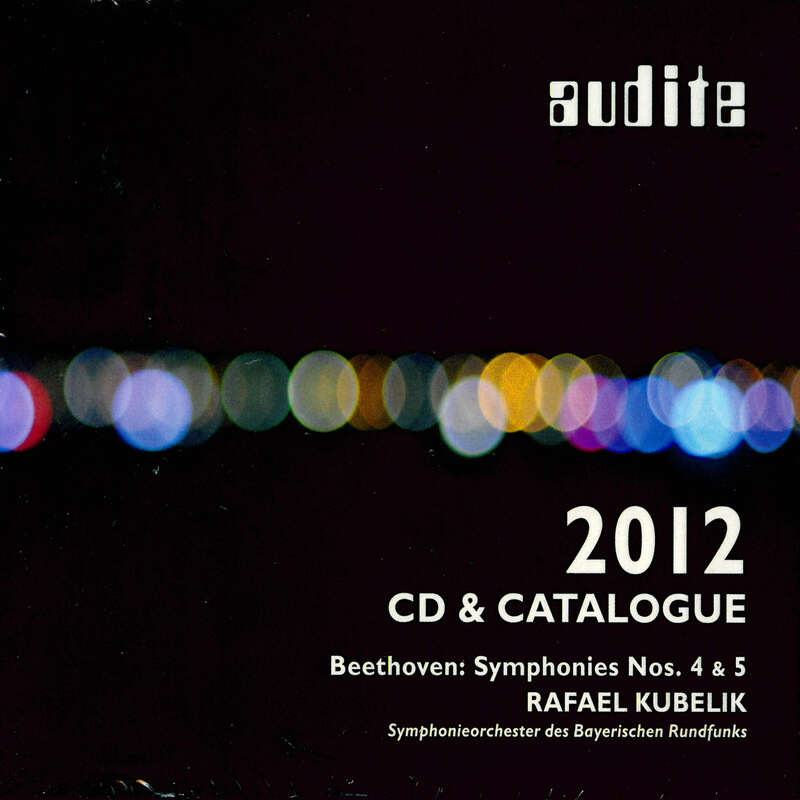 Cover: audite catalogue 2012 & CD - Beethoven: Symphonies Nos. 4 & 5