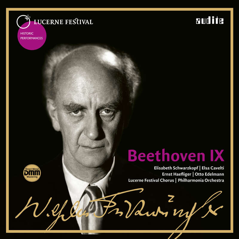 Cover: Wilhelm Furtwängler conducts Beethoven's Symphony No. 9 on LP