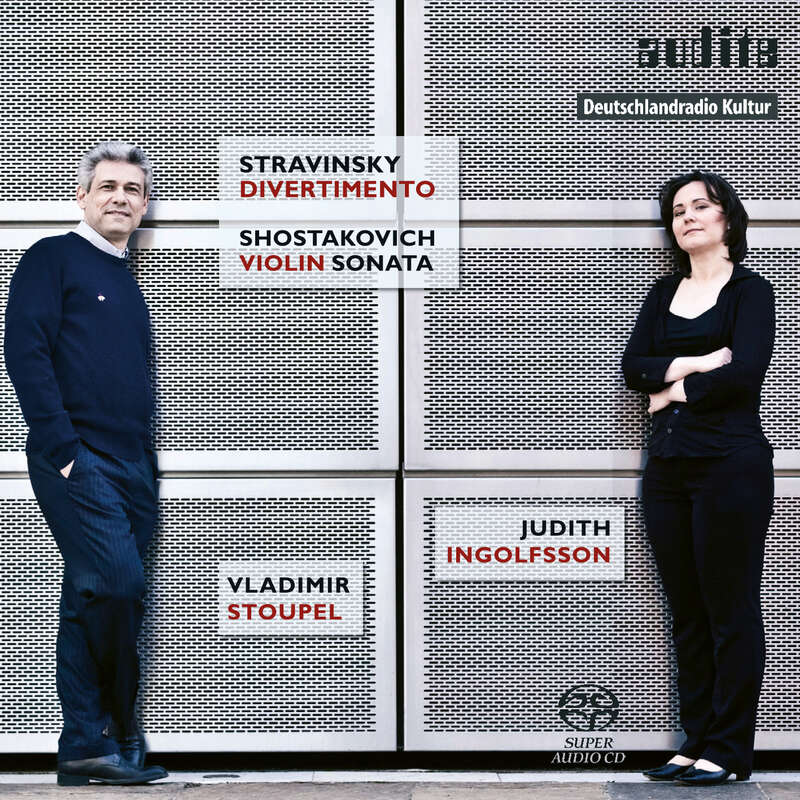 Cover: Igor Stravinsky & Dmitri Shostakovich: Works for Violin and Piano