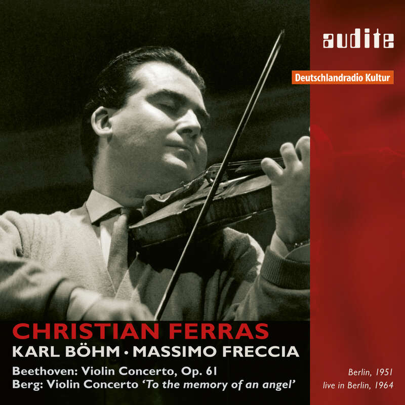 Cover: Christian Ferras plays Beethoven and Berg Violin Concertos