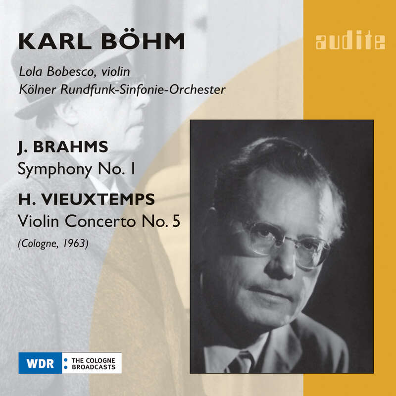 Cover: Johannes Brahms & Henri Vieuxtemps: Symphony No. 1 & Violin Concerto No. 5
