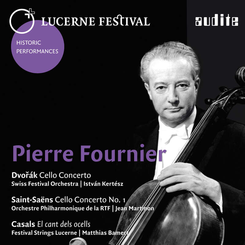 Cover: Pierre Fournier plays Dvořák, Saint-Saëns and Casals