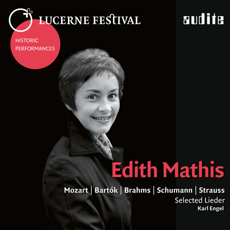 Cover: Edith Mathis sings Mozart, Bartók, Brahms, Schumann and Strauss: Selected Lieder